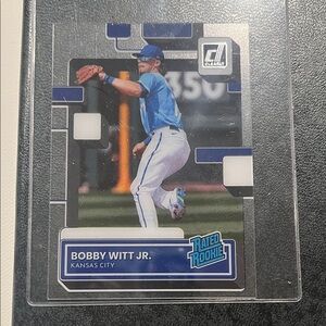 2022 Panini - Chronicles Clearly Donruss Bobby Witt Jr. Rated Rookie Card #74